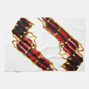 Guns n' bullets kitchen towel