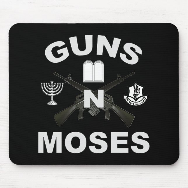 Guns n Moses Dark Mouse Pad (Front)
