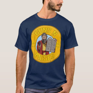 Guns N Moses Jewish Passover Pun Israeli Defence F T-Shirt