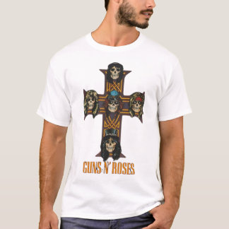 Guns N' Roses Appetite for Destruction Skull Cross T-Shirt