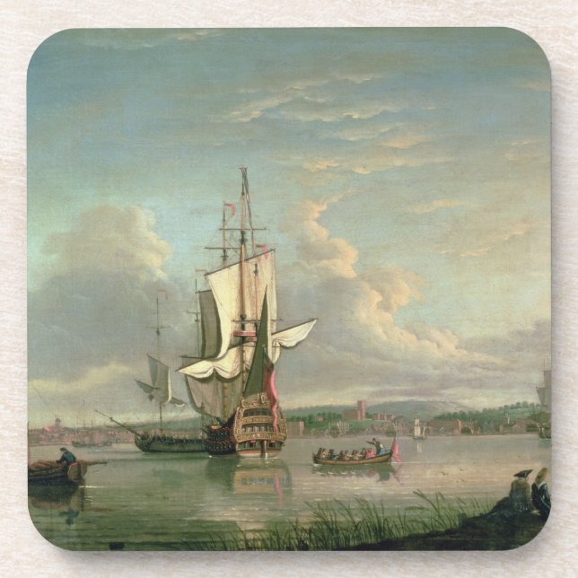 Gunship on the Thames off Woolwich Coaster (Front)