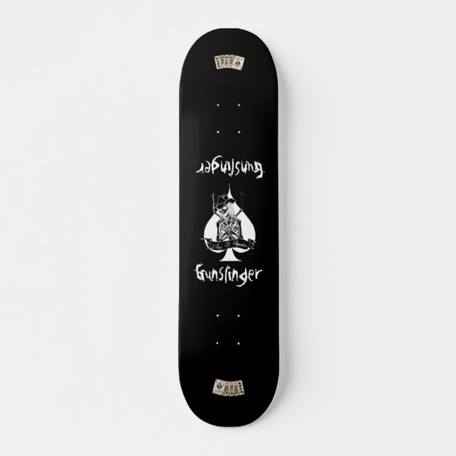 gunslinger ace of spades skateboard (Front)