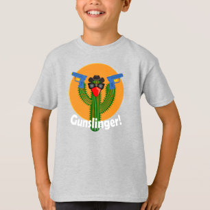 Gunslinger Cactus Design - T-shirt de base pour en