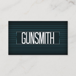 Gunsmith Elegant Stripe Carte de visite