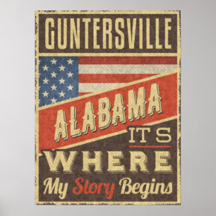 Guntersville Alabama Poster