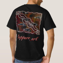 gupparr_art black jew fish shirt