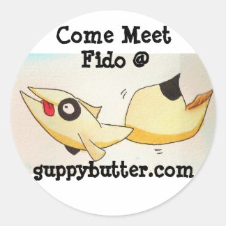 Guppy Butter Come Meet Fido Sticker