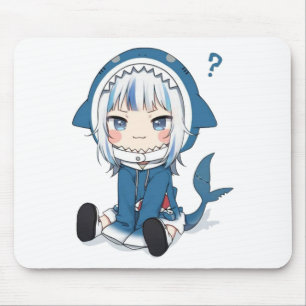 Gura Hololive (がうる・ぐら) Mouse Pad