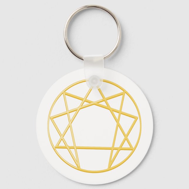 Gurdjieffs Anneagram Keychain (Front)