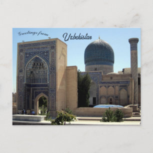 Guri Amir Mausoleum in Samarkand Uzbekistan  Postcard