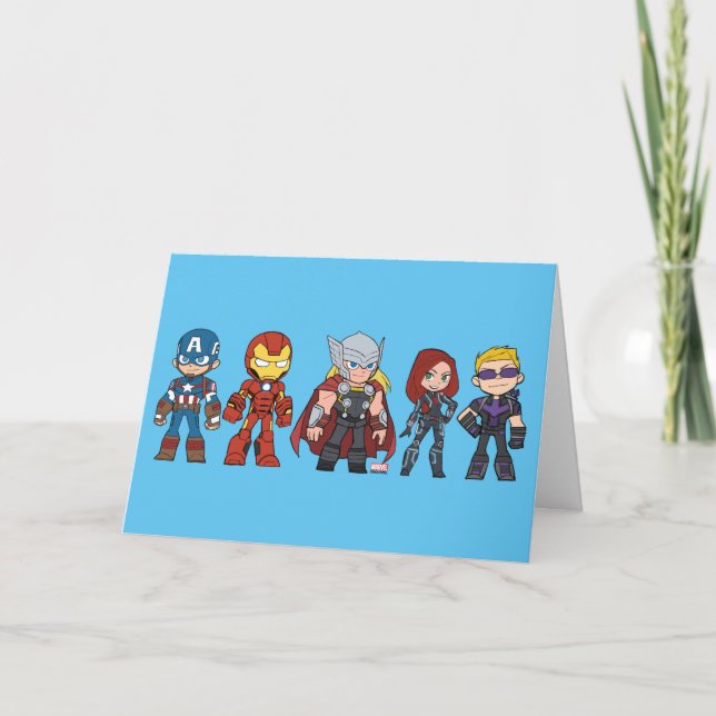 Guri Hiru Avengers Group Card (Front)