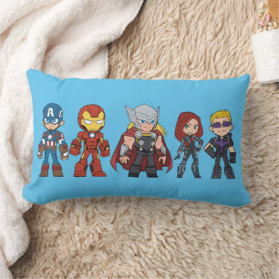 Guri Hiru Avengers Group Lumbar Pillow