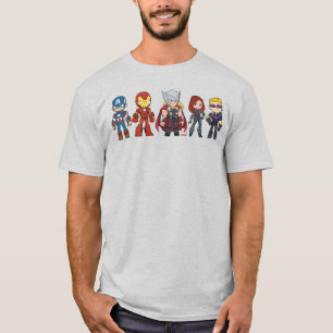 Guri Hiru Avengers Group T-Shirt