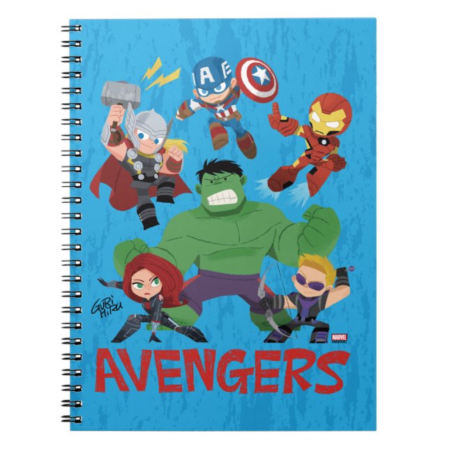 Guri Hiru Avengers Notebook (Front)