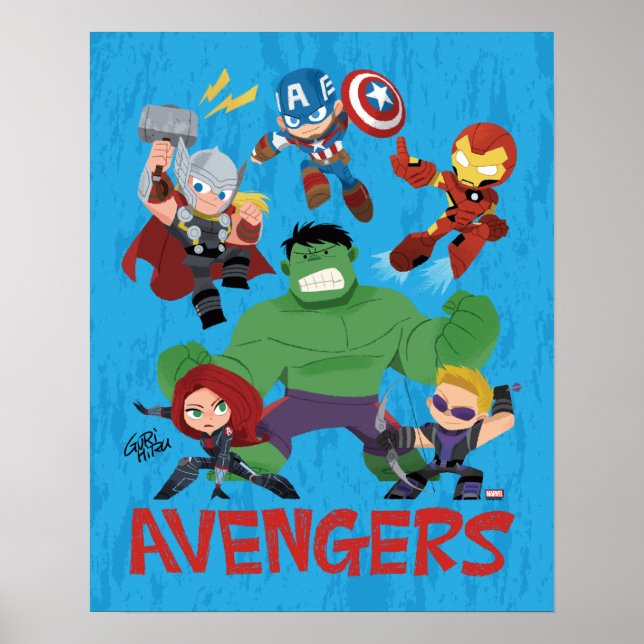Guri Hiru Avengers Poster (Front)
