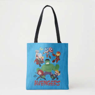 Guri Hiru Avengers Tote Bag