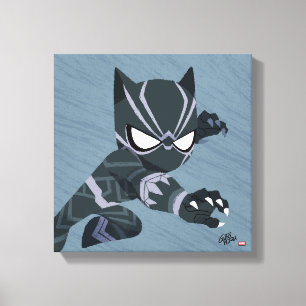 Guri Hiru Black Panther Canvas Print