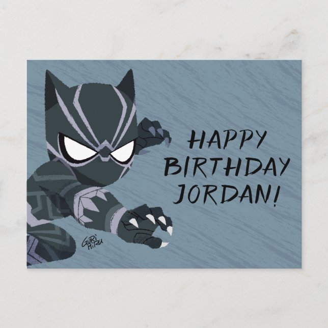 Guri Hiru Black Panther Postcard (Front)