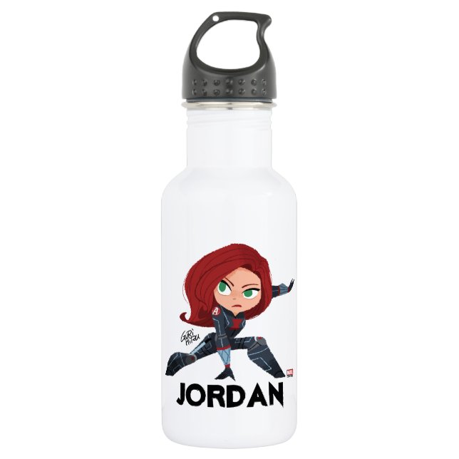 Guri Hiru Black Widow 532 Ml Water Bottle (Front)