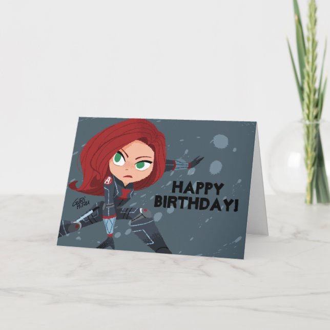 Guri Hiru Black Widow Card (Front)