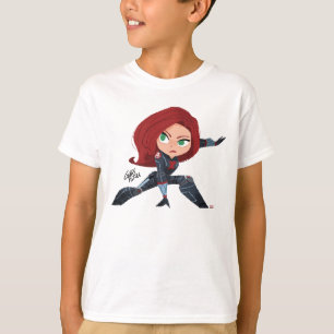 Guri Hiru Black Widow T-Shirt