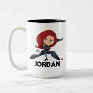 Guri Hiru Black Widow Two-Tone Coffee Mug