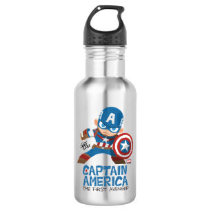 Guri Hiru Captain America 532 Ml Water Bottle