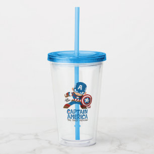 Guri Hiru Captain America Acrylic Tumbler