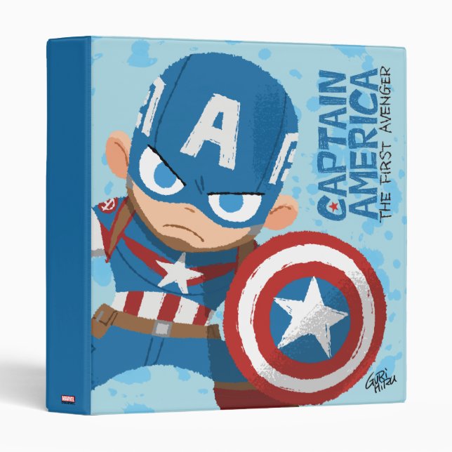 Guri Hiru Captain America Binder (Front/Spine)