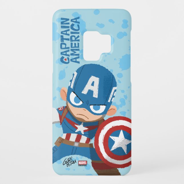 Guri Hiru Captain America Case-Mate Samsung Galaxy Case (Back)