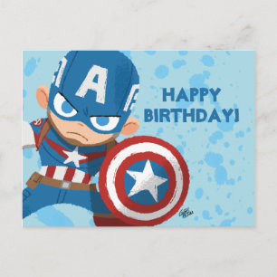 Guri Hiru Captain America Postcard