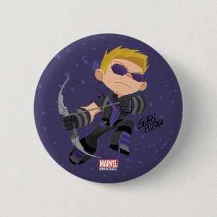 Guri Hiru Hawkeye 2 Inch Round Button