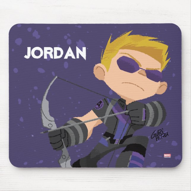 Guri Hiru Hawkeye Mouse Pad (Front)