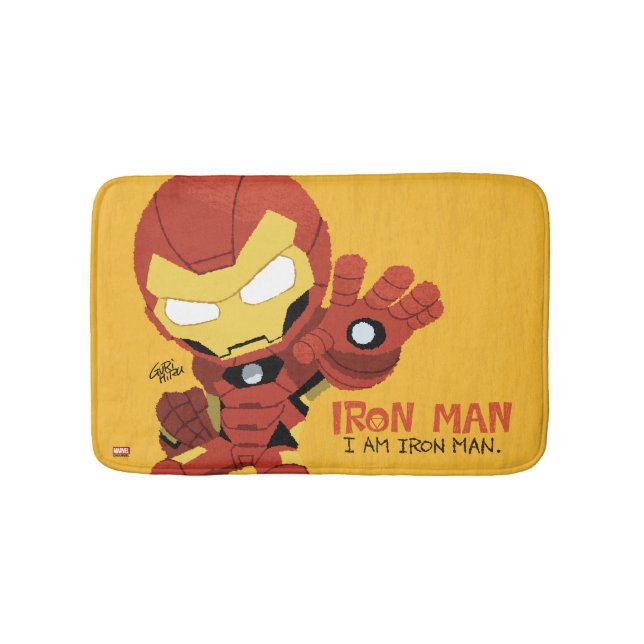 Guri Hiru Iron Man Bath Mat (Front)