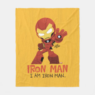 Guri Hiru Iron Man Fleece Blanket