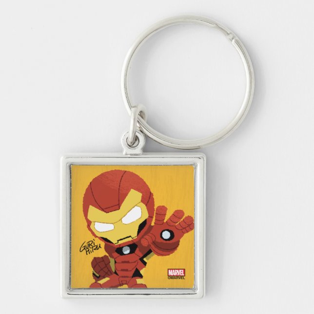 Guri Hiru Iron Man Keychain (Front)