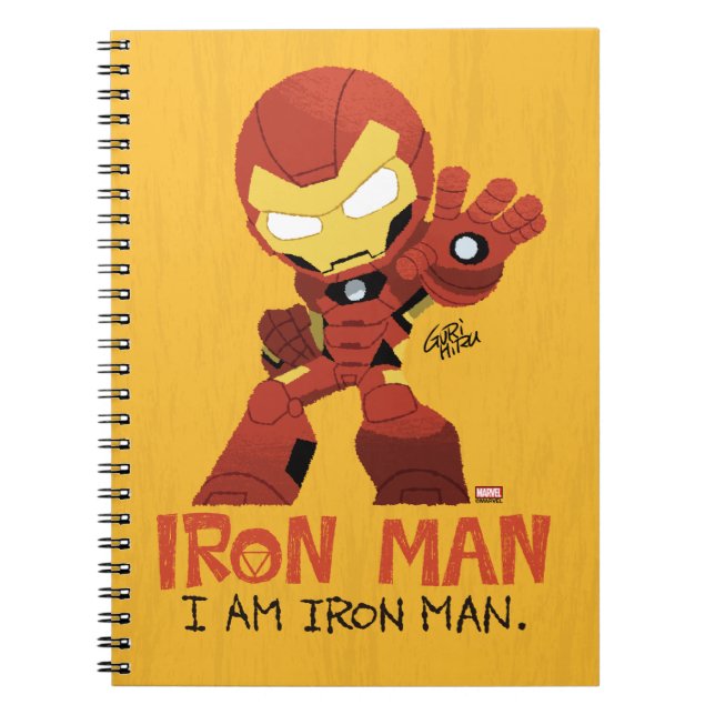 Guri Hiru Iron Man Notebook (Front)