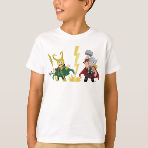 Guri Hiru Loki & Thor T-Shirt