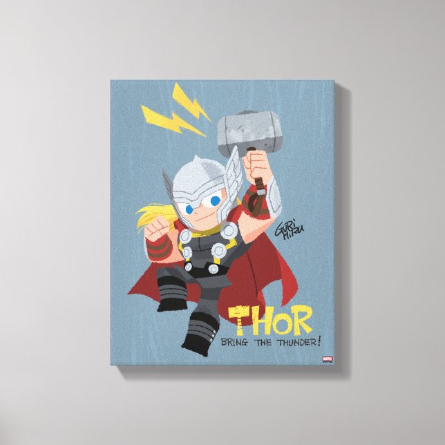 Guri Hiru Thor Canvas Print (Front)