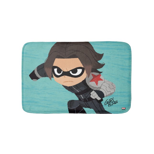 Guri Hiru Winter Soldier Bath Mat (Front)