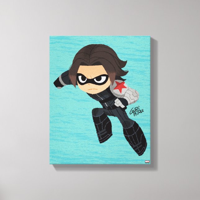 Guri Hiru Winter Soldier Canvas Print (Front)