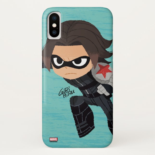 Guri Hiru Winter Soldier Case-Mate iPhone Case (Back)