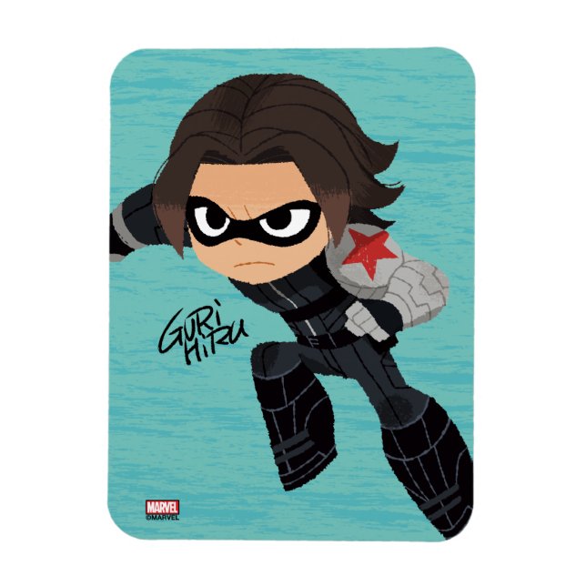 Guri Hiru Winter Soldier Magnet (Vertical)