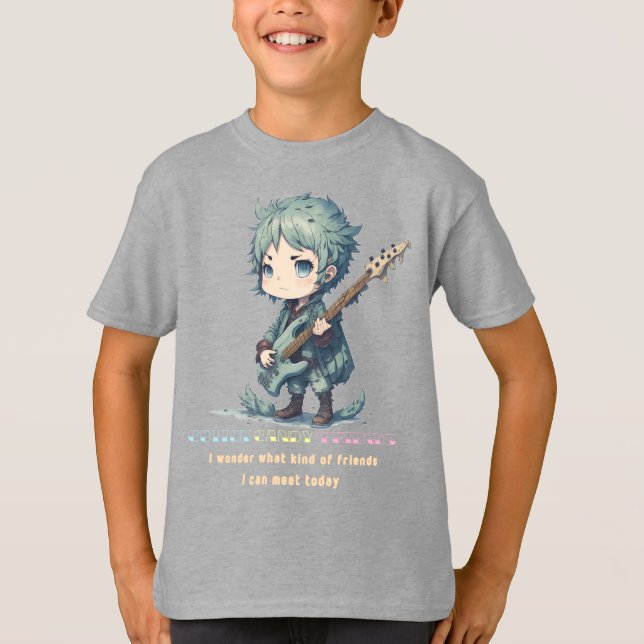 Guri-kun :Cotton Candy Friends T-Shirt (Front)