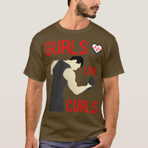Gurls Love Curls Gym T-Shirt