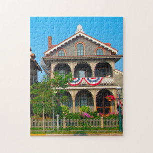 Gurney Street Cape May New Jersey. Jigsaw Puzzle