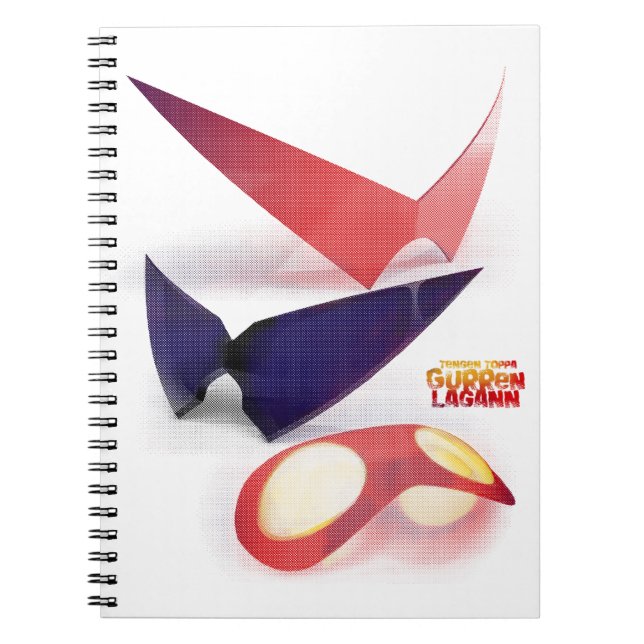 Gurren Lagann Glasses Chpt 1 Notebook (Front)