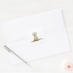 Guru Meditating Square Sticker