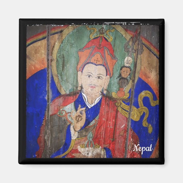 Guru Rinpoche, Nepal - Pangboche Gompa Magnet (Front)