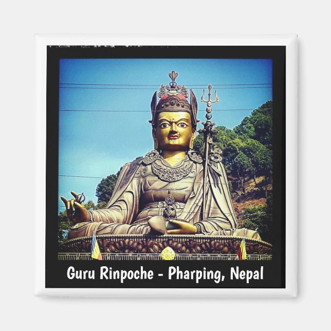 Guru Rinpoche, Padmasambhava, Pharping - Nepal Magnet (Front)